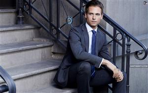 Canadian actor, Patrick J. Adams best known for playing Mike Ross in `Suits`